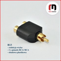 Reds Music  R13 Adapter 2 x RCA F / RCA